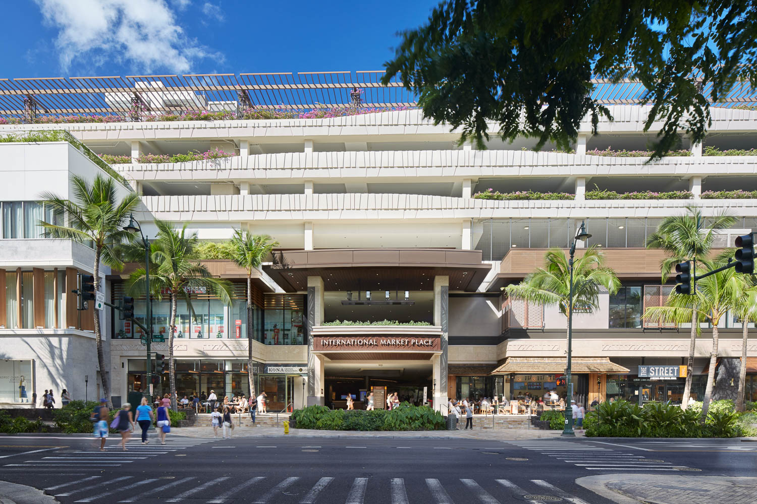 A photo of a large mall