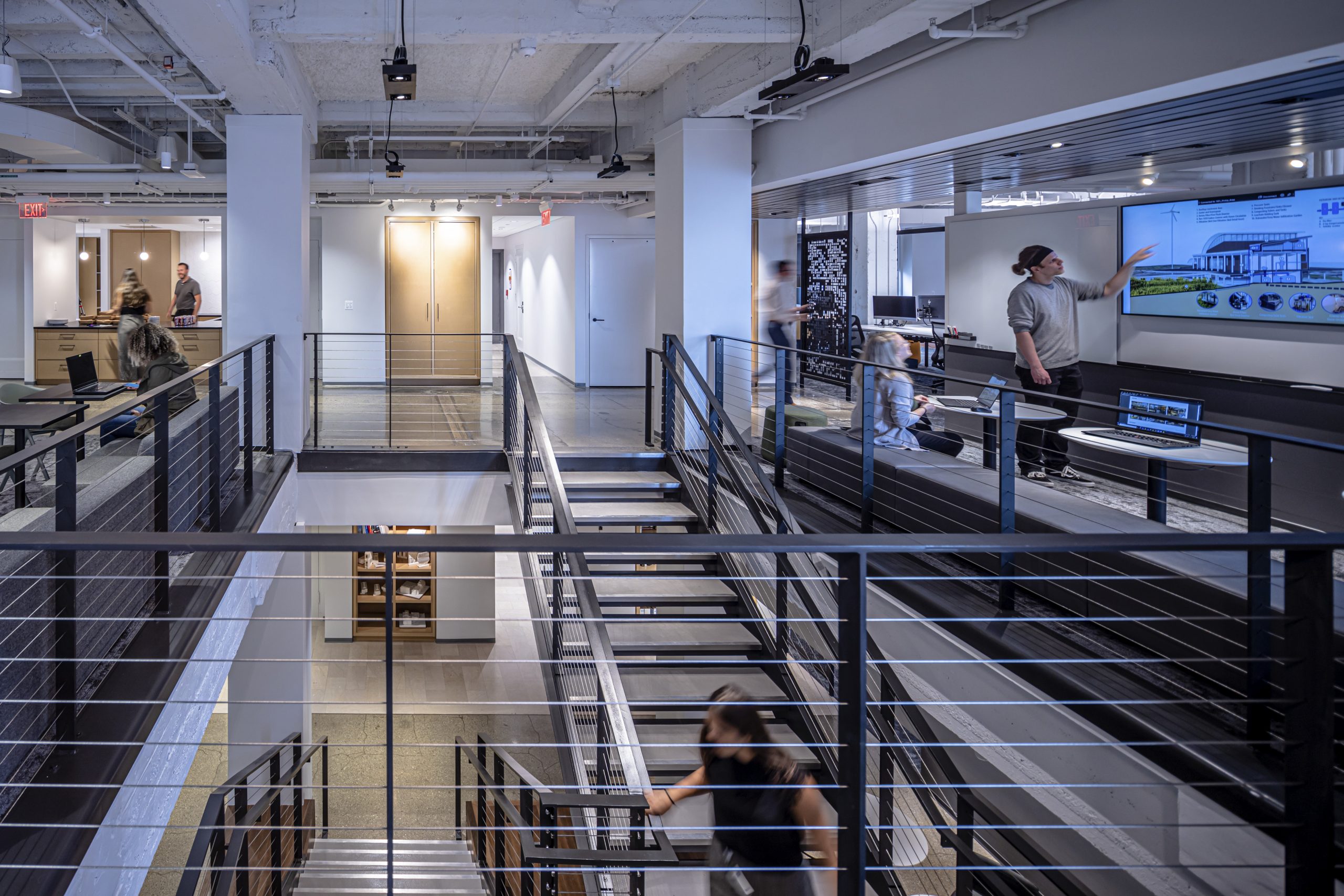 A photo of the SmithGroup office renovation