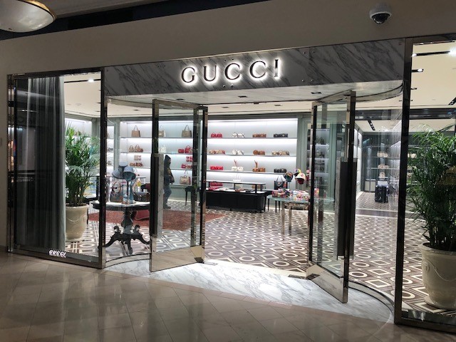 a photo of gucci at portland pioneer place