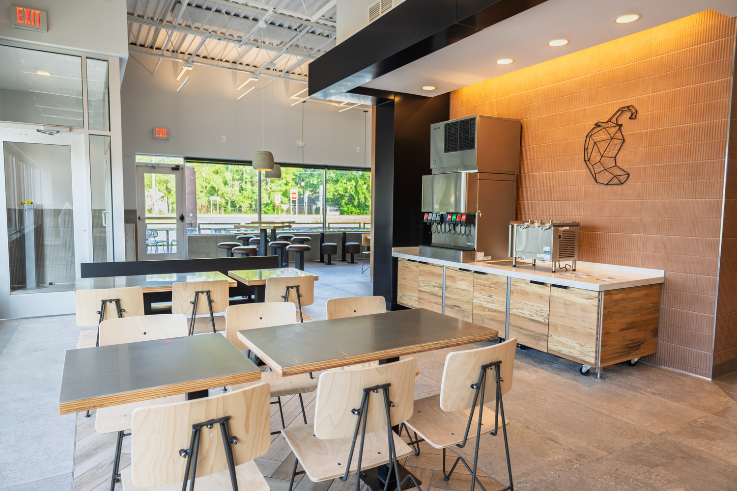 Chipotle interior