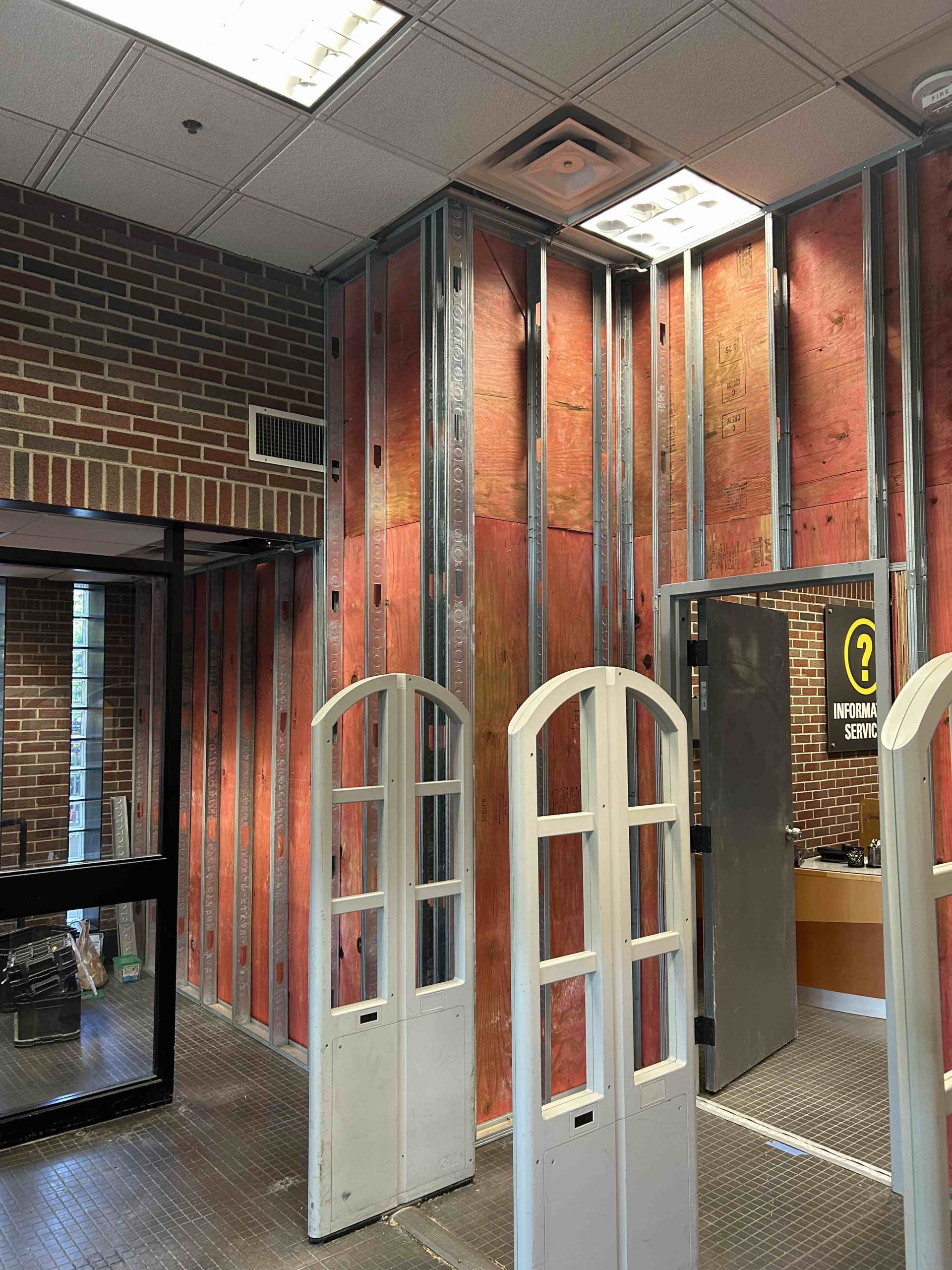 new doors at hatcher Harlan