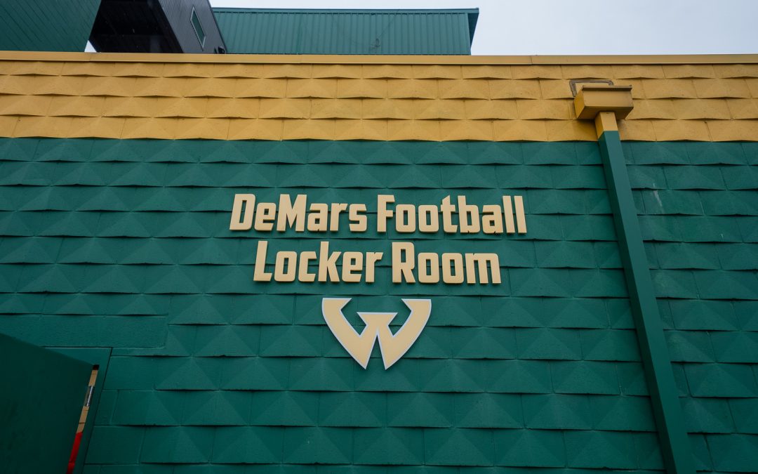 Wayne State Football Locker Room