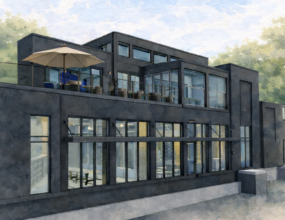The J on Woodward Rendering